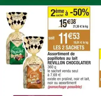 Cora x Carrefour Assortiment de papillotes au lait offre