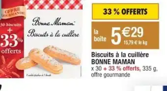 Cora x Carrefour Biscuits à la cuillère BONNE MAMAN offre