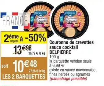 Cora x Carrefour Couronne de crevettes sauce cocktail offre