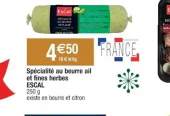 Cora x Carrefour Spécialité au beurre ail et fines herbes offre
