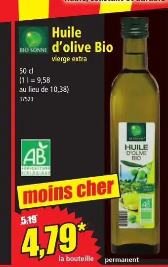 Norma Huile d'olive Bio vierge extra offre