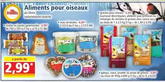 Norma Aliments pour oiseaux offre