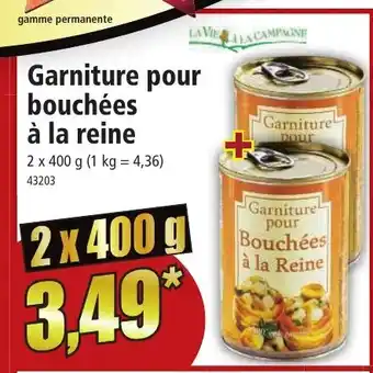 Norma Garniture pour bouchées à la Reine offre