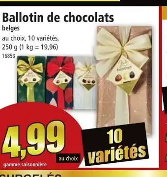 Norma Ballotin de chocolats offre
