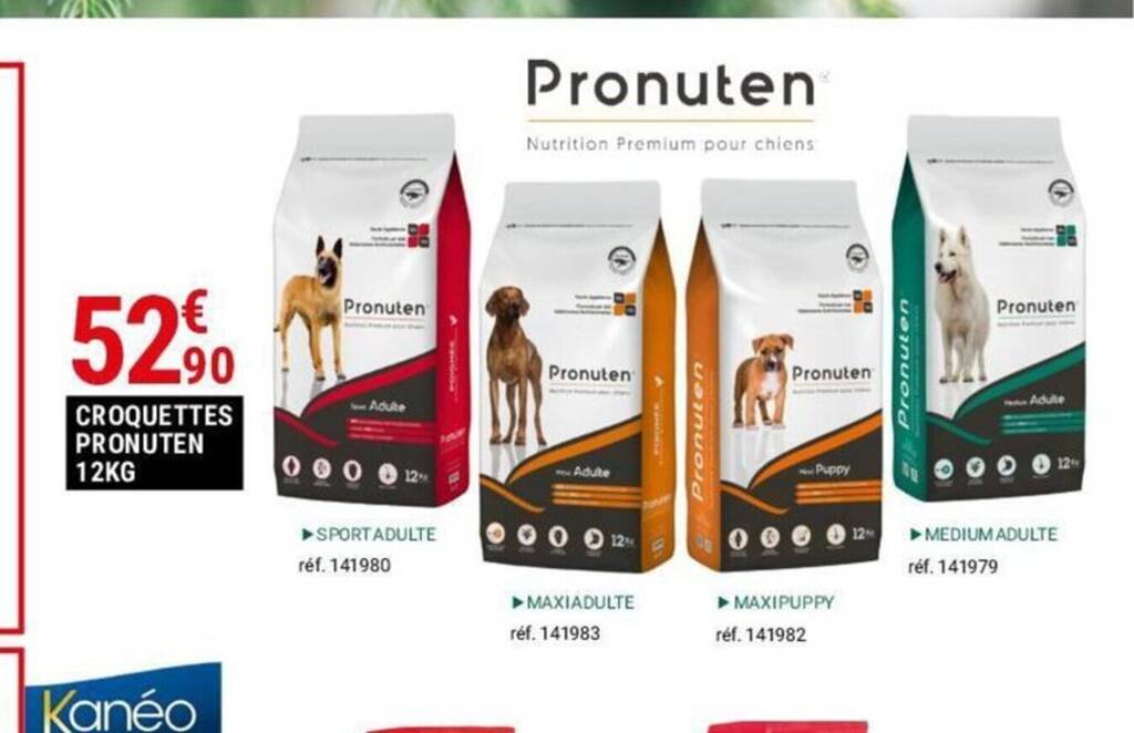 Promo CROQUETTES PRONUTEN 12KG chez Gamm vert