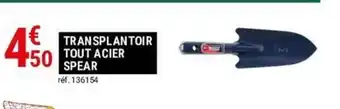 Gamm vert TRANSPLANTOIR TOUT ACIER offre