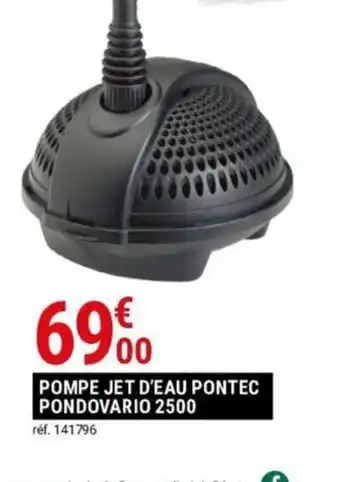 Gamm vert POMPE JET D'EAU PONTEC PONDOVARIO 2500 offre