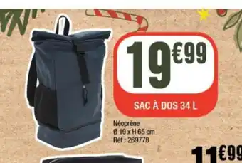 La Foir'Fouille SAC À DOS 34 L offre