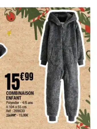 La Foir'Fouille COMBINAISON ENFANT offre