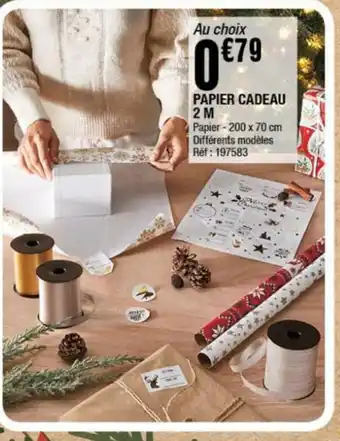 La Foir'Fouille PAPIER CADEAU 2 M offre