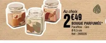 La Foir'Fouille BOUGIE PARFUMÉE offre