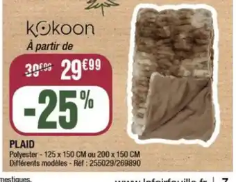 La Foir'Fouille PLAID offre