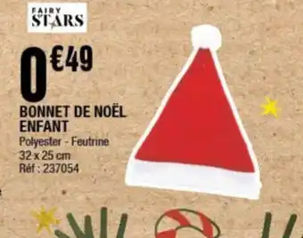 La Foir'Fouille BONNET DE NOËL ENFANT offre