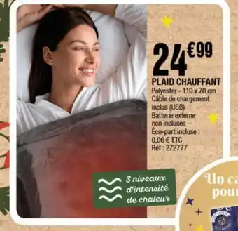 La Foir'Fouille PLAID CHAUFFANT offre