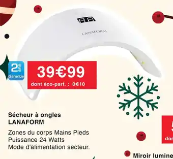 Sécheur à ongles LANAFORM