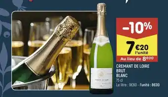 CREMANT DE LOIRE BRUT BLANC
