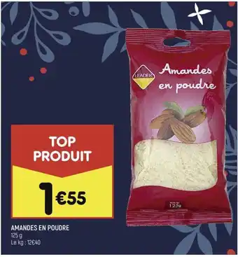 Leader Price AMANDES EN POUDRE offre