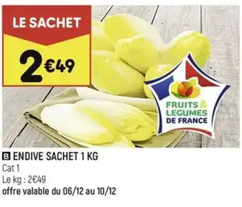Leader Price ENDIVE SACHET offre