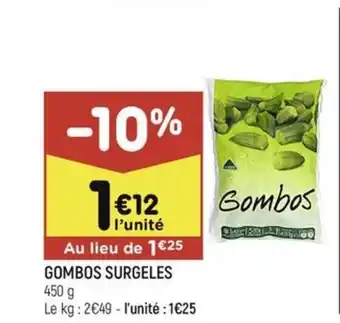 Leader Price GOMBOS SURGELES offre