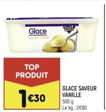Leader Price GLACE SAVEUR VANILLE offre