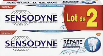 Casino Supermarchés Sensodyne Dentifrice Répare & Protège offre