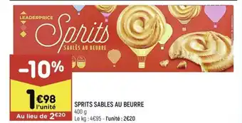 SPRITS SABLES AU BEURRE 400 g