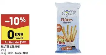 FLUTES SESAME