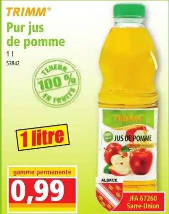 Norma Pur jus de pomme offre