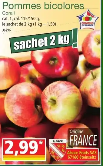 Norma Pommes bicolores offre