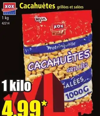 Norma Cacahuètes grillées et salées offre