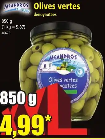 Norma Olives vertes offre