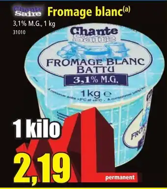 Norma Fromage blanc(a) offre