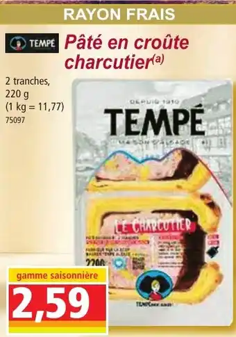 Norma Pâté en croûte charcutier(a) offre