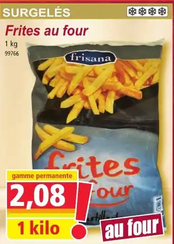 Frites au four