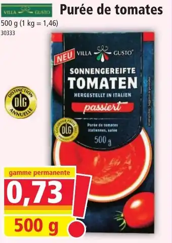 Norma Purée de tomates offre