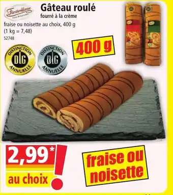 Norma Gâteau roulé offre