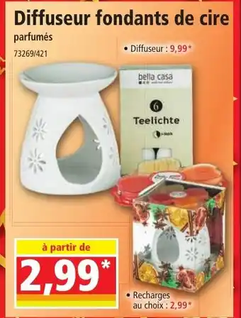 Norma Diffuseur fondants de cire offre