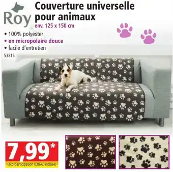 Norma Couverture universelle pour animaux offre