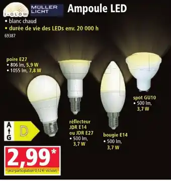 Norma Ampoule LED offre