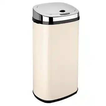 Brico Cash Poubelle de cuisine automatique largo beige acier inoxydable 42 l offre