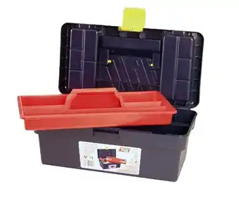 Bricorama Boîte à outils avec baladeur 356 x 190 x 150 mm offre