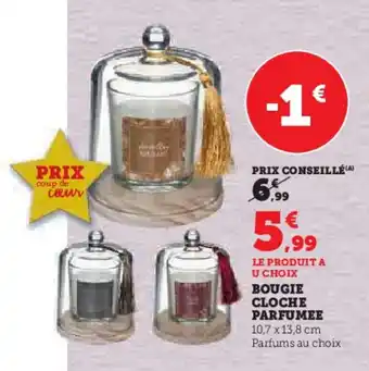 Super U BOUGIE CLOCHE PARFUMEE offre