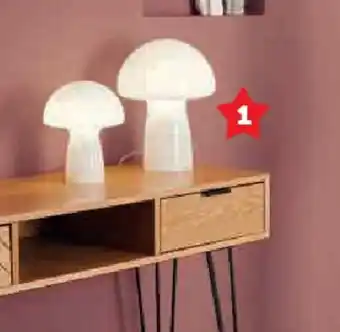 Super U LAMPE CHAMPIGNON offre