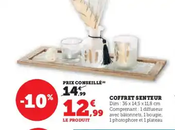 Super U COFFRET SENTEUR offre
