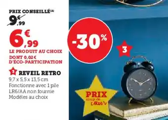 Super U REVEIL RETRO offre