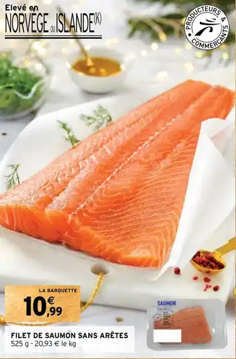 Intermarché FILET DE SAUMON SANS ARÊTES offre