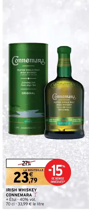 Intermarché IRISH WHISKEY CONNEMARA offre