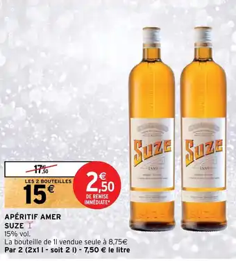 Intermarché APÉRITIF AMER SUZE offre