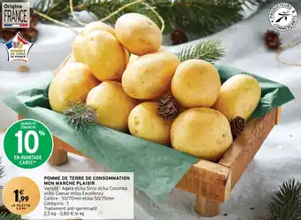 Intermarché POMME DE TERRE DE CONSOMMATION MON MARCHE PLAISIR offre