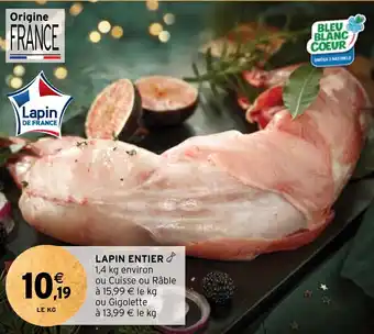 Intermarché LAPIN ENTIER offre